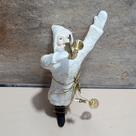 Father Frost Christmas Tree Ornament Old World Santa Stars Light Bulb - Picture 3 of 10